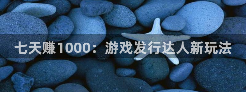 im电竞官网游戏平台介绍：七天赚1000：游戏发行达人新玩法